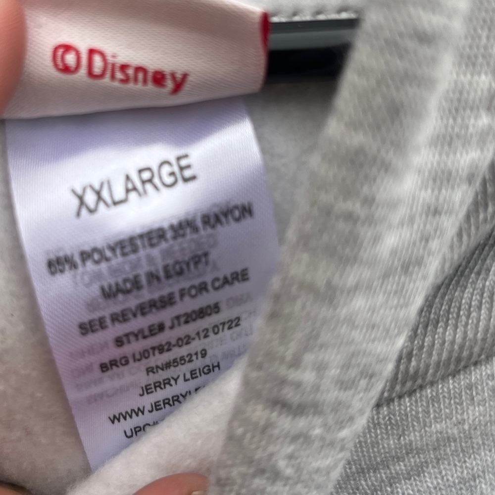 Disney's Mickey Mouse 2 piece Juniors' Mistletoe Graphic Hoodie - Picture 6 of 7